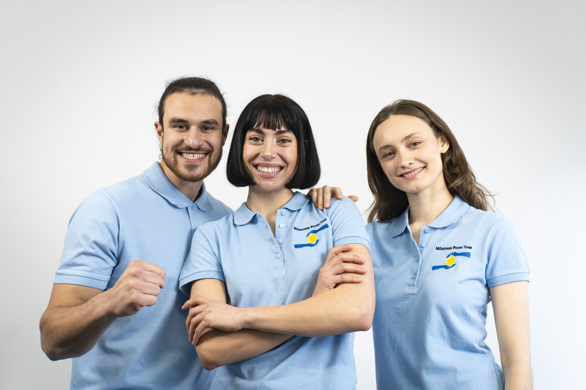 Mitarbeitende des Münchner Pflege Teams