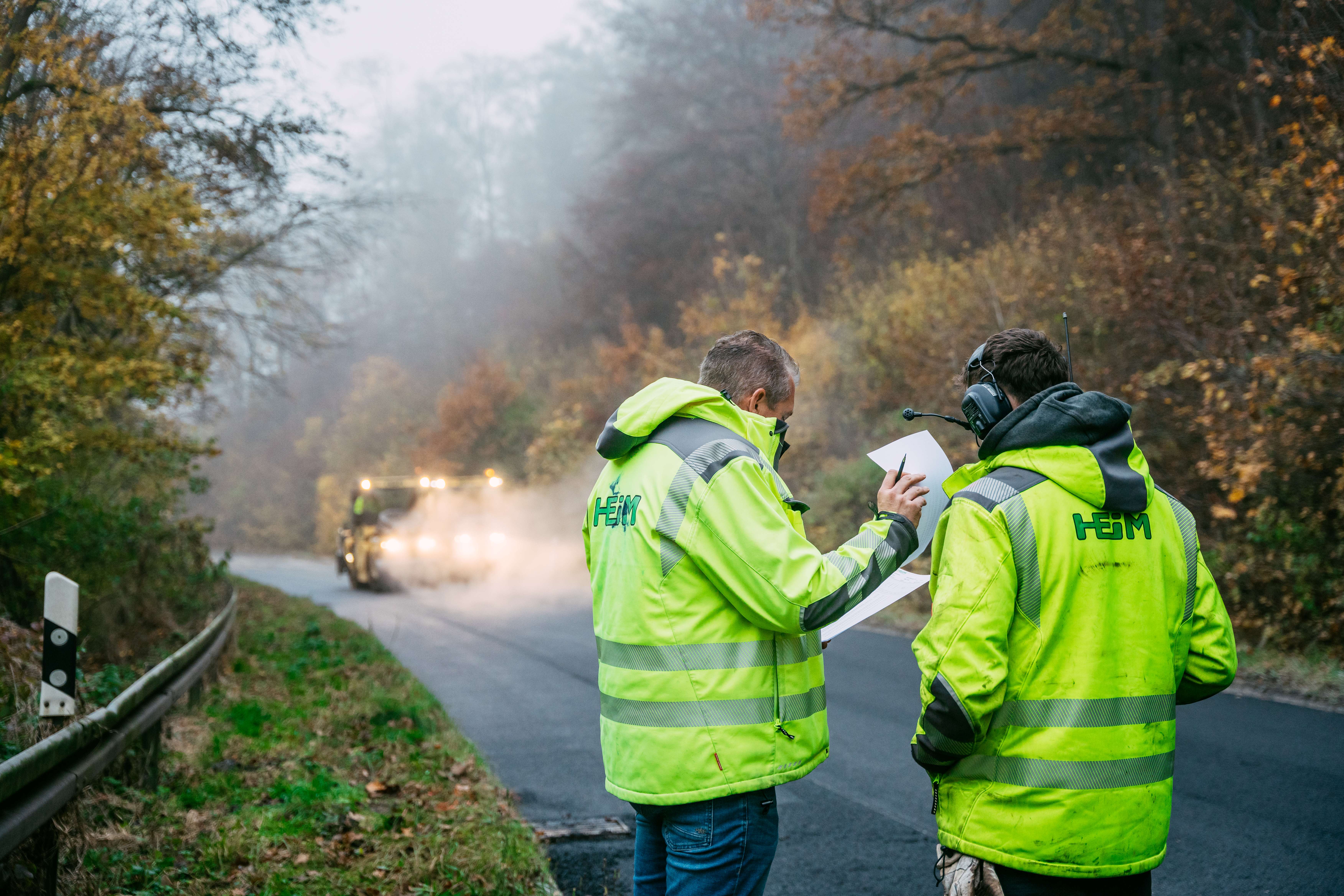Arbeitsteam im Außeneinsatz