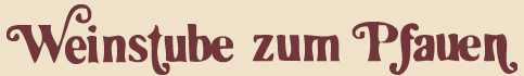 Weinstube zum Pfauen